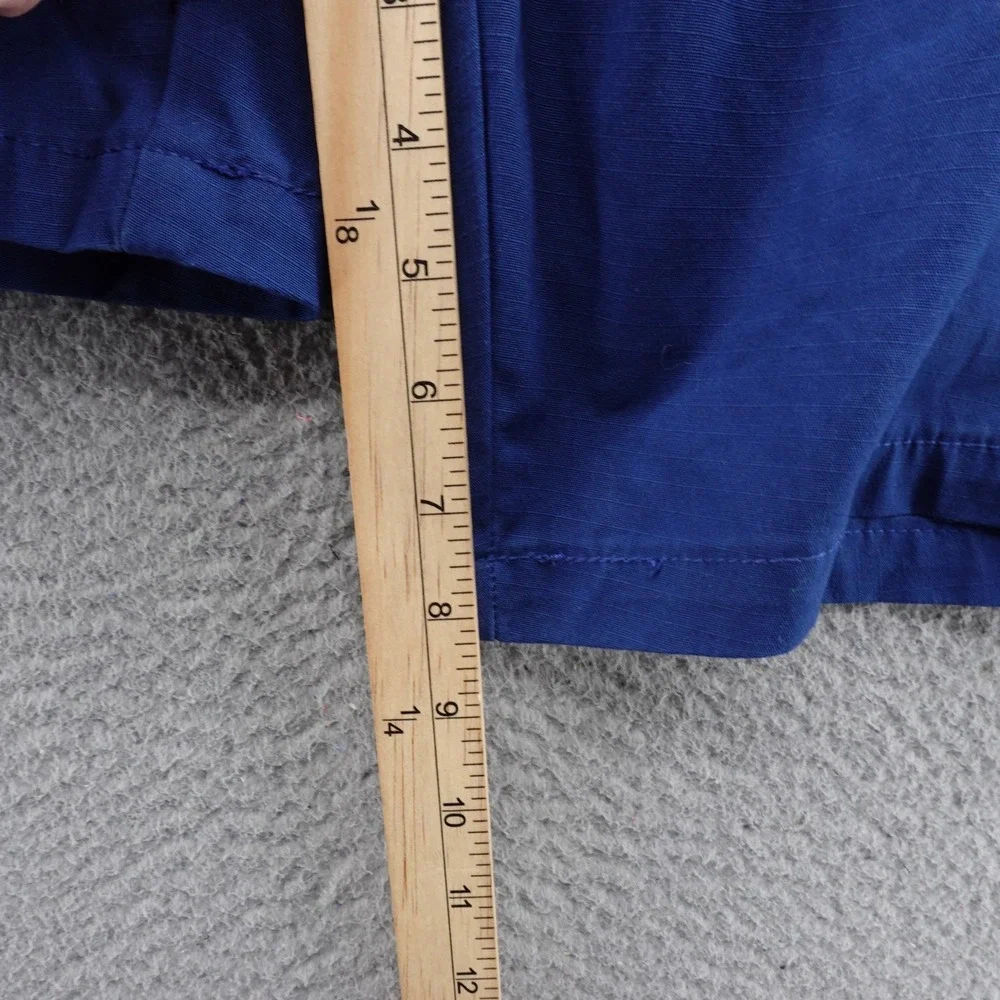 Levis‎ Mens Ripstop Belted Casual Shorts Size XXL Blue Mens Elastic Waist 8